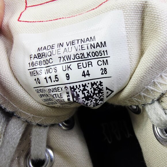 Converse Run Star Hike Size 10 Mens Or 11.5 Womens Black Hi Platform Sneakers - Picture 5 of 15